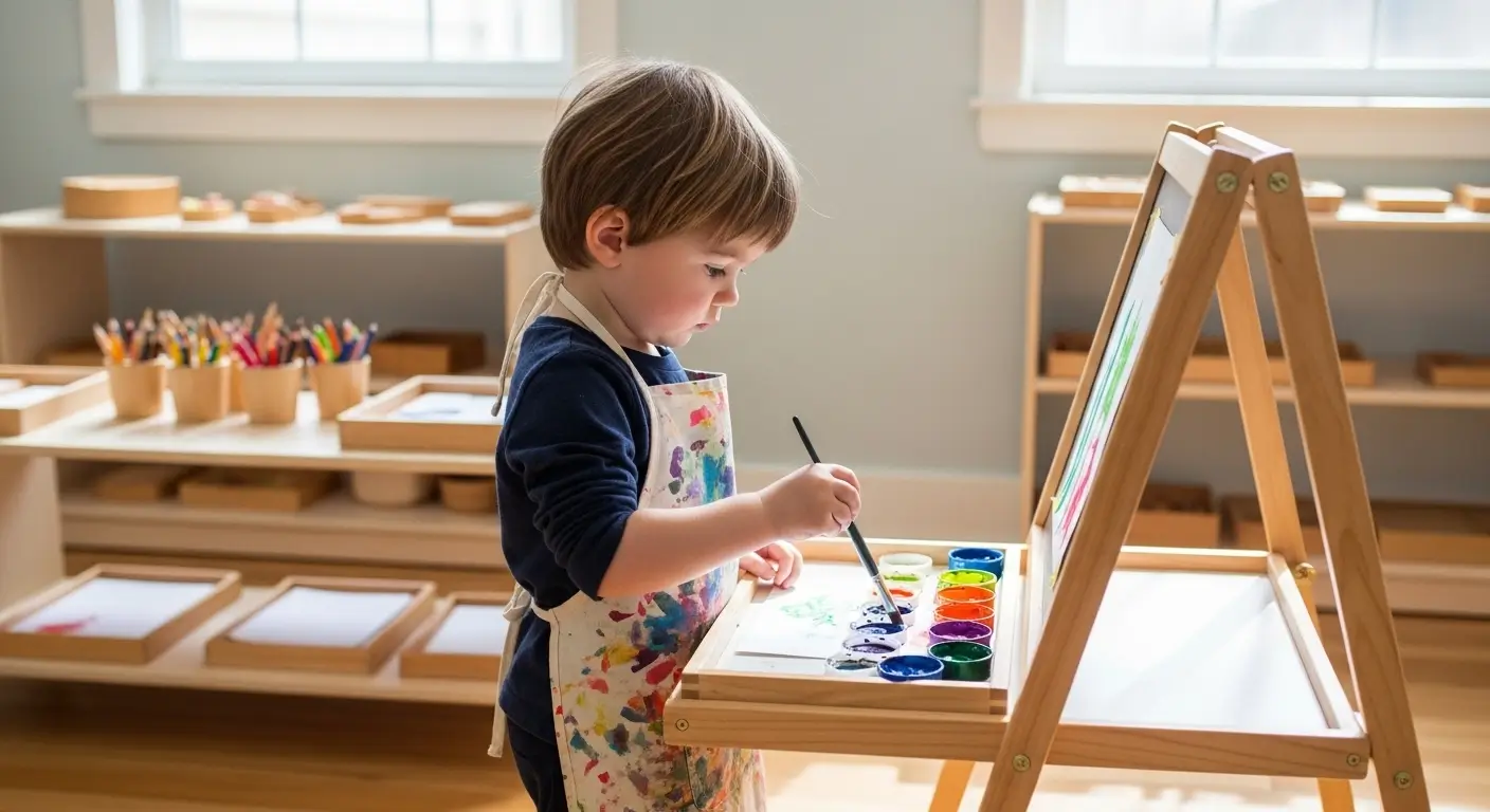 Art et Montessori en Crèche : découvrez leur lien extraordinaire