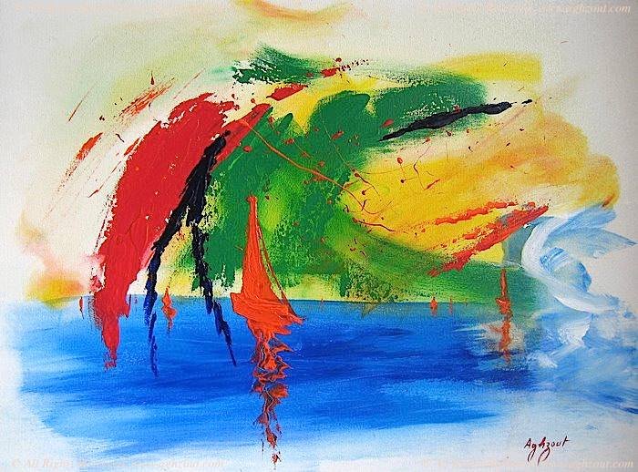 Peintre Abdelkhalek Aghzout