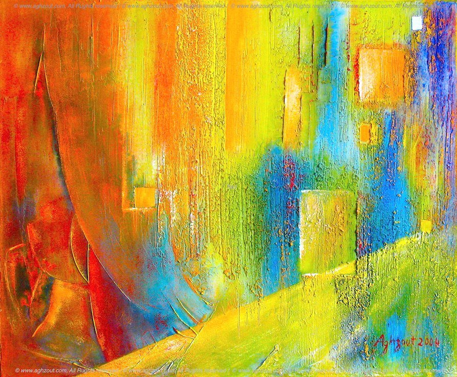 Peintre Abdelkhalek Aghzout