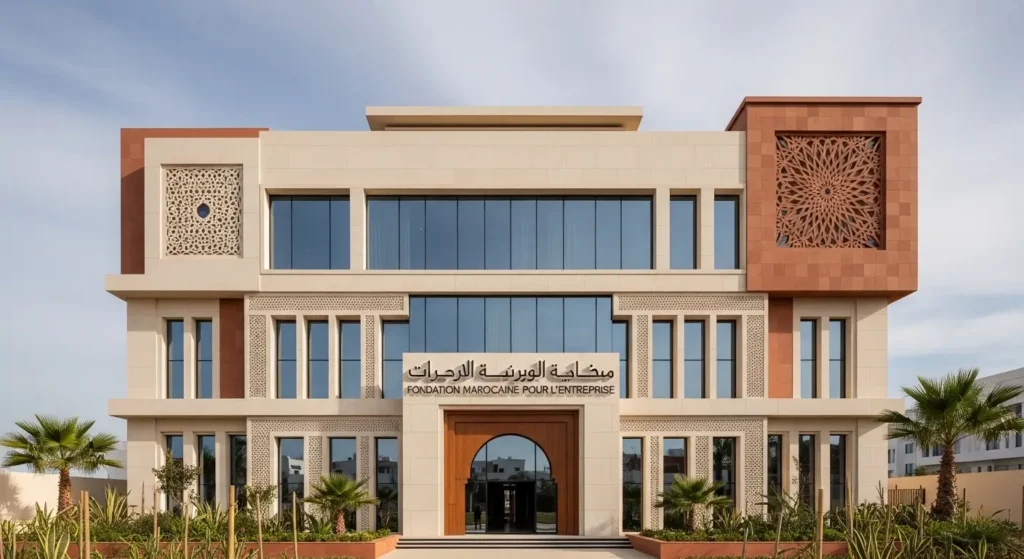 Siège d'une fondation d'entreprise marocaine engagée dans le mécénat culturel