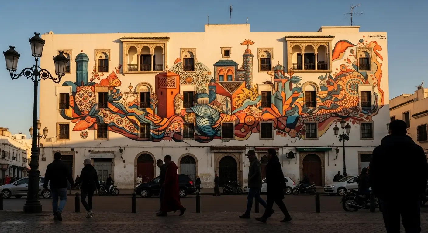 Art Urbain à Rabat : Comment la Capitale a Vaincu sa Réputation de Ville Froide